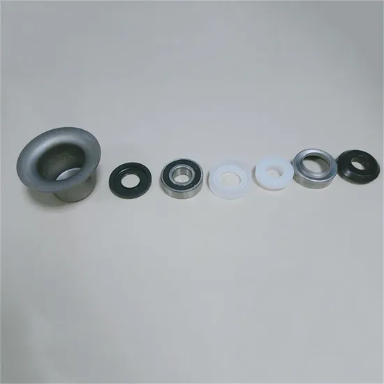 6206 Roller Bearing Housing, Metal Cover, Plastic Seals, Factory Price